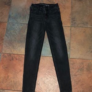 Black American eagle jeans
